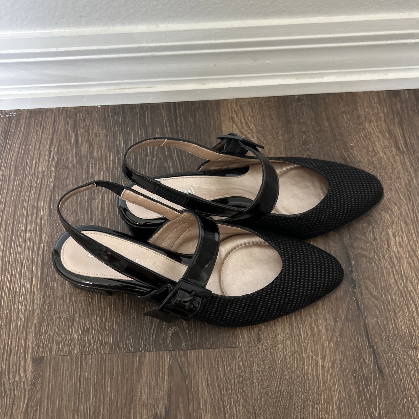 Beautifeel black Womens Maisy Sling Back sz US 6/6.5 37 EU NEW Isreal