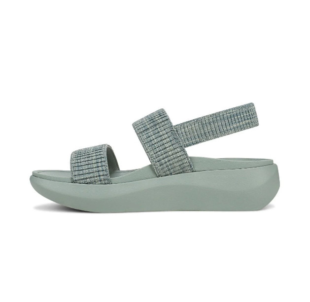 VIONIC Women’s Beach Sky Platform Slingback Sandal – Iceberg Green, Medium (NEW)