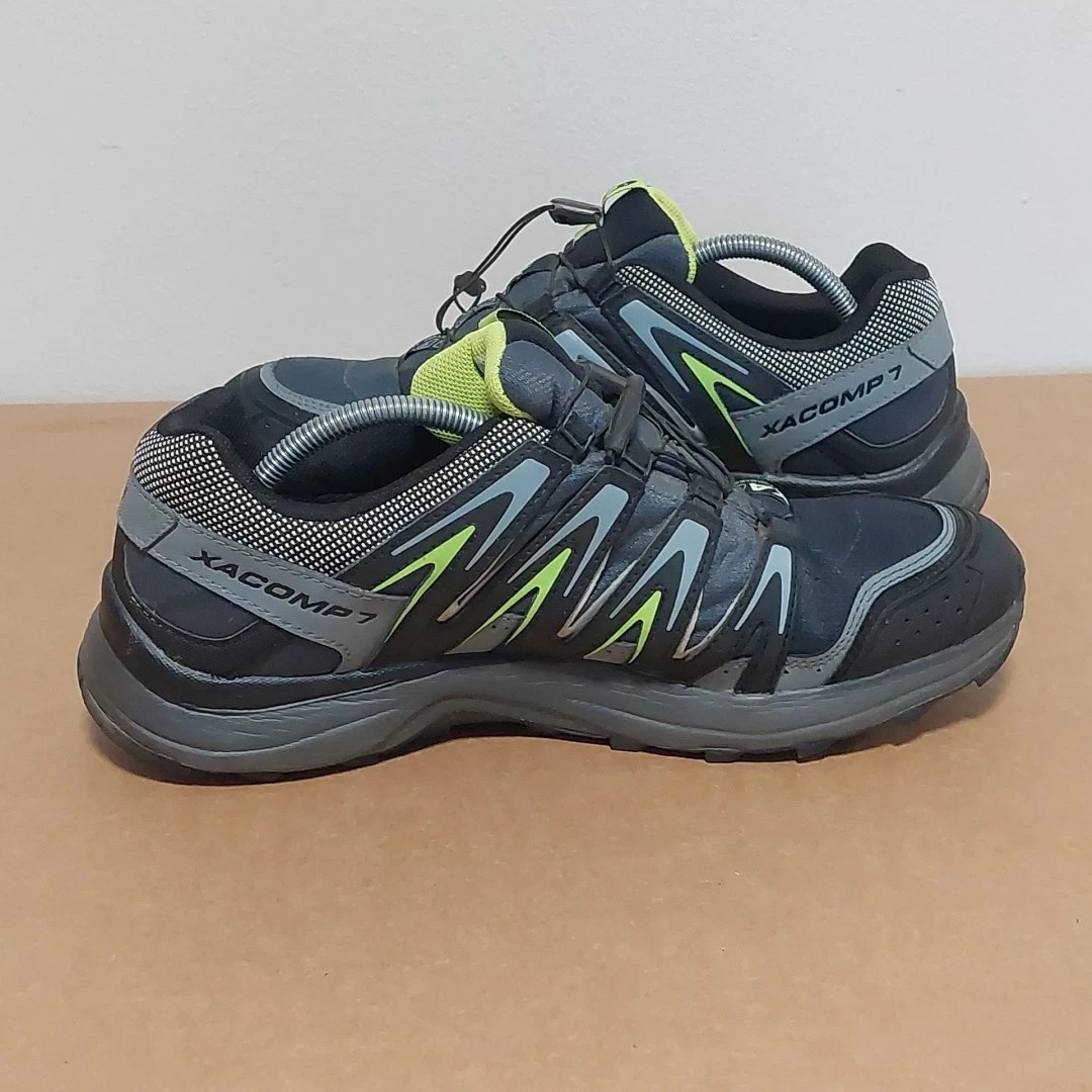 SALOMON XACOMP 7 CLIMA SHEILD Waterproof Mens SHOES HIKING TRAIL SIZE 11.5