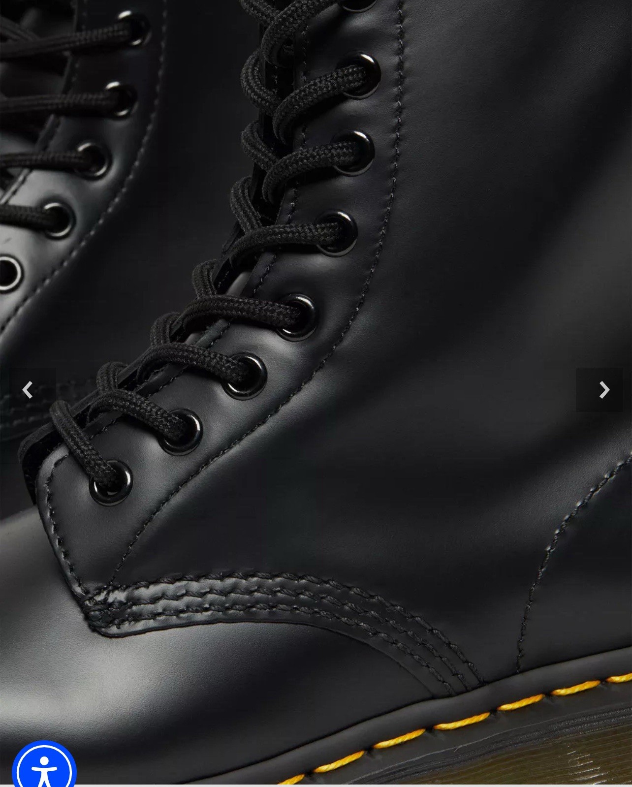 Authentic Dr. Martens 1460W Leather Women’s Boots 8 US – Black
