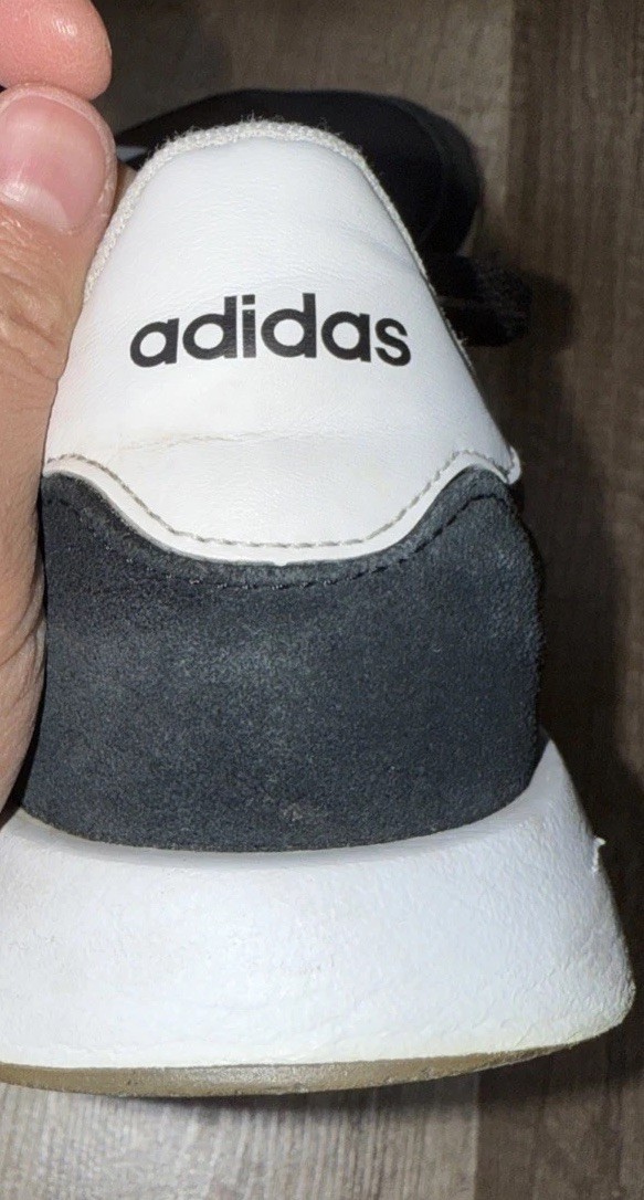 Adidas Run 60’s 2.0 Women’s Black/White Running Shoes Size 6