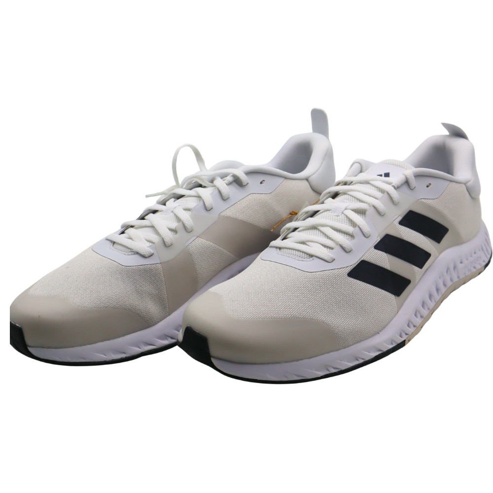 Adidas Unisex-Adult Everyset Training Sneaker White/Black/Gray 12.5M/13.5W – NEW