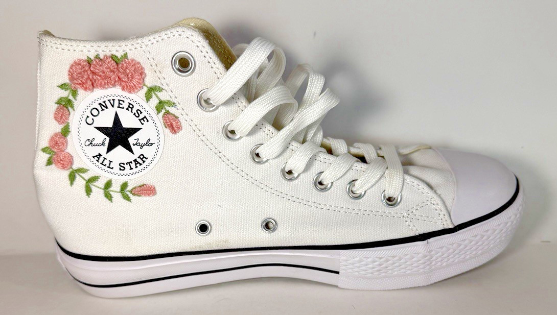 CONVERSE Customized by AdroitlyBeeCorner Chuck Taylor All Star Lift Platform W7