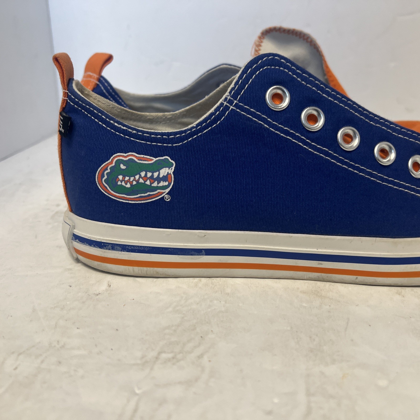 Skicks U Of F Florida Gators Swamp Canvas Low Top Sneakers Women 11 Men’s 9