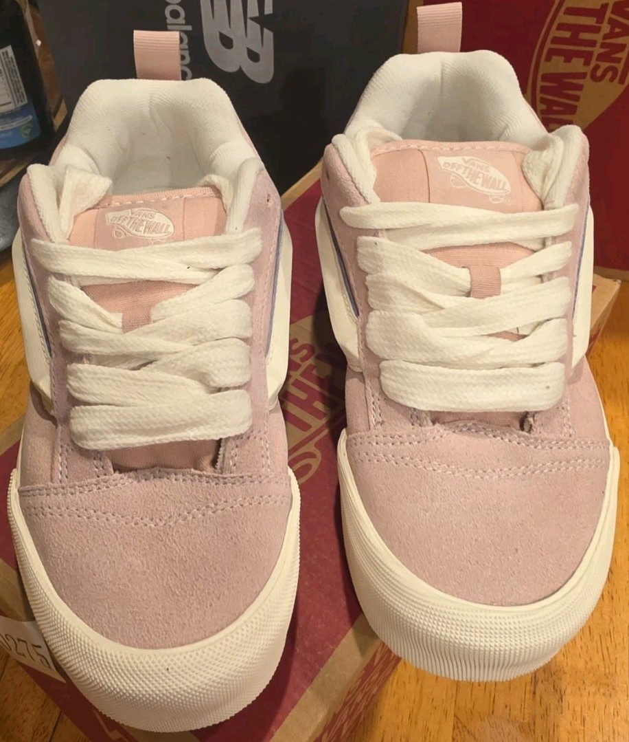 VANS KNU SKOOL Sepia Rose Size 10 W / 8.5 M NEW Off The Wall Skateboard Shoes