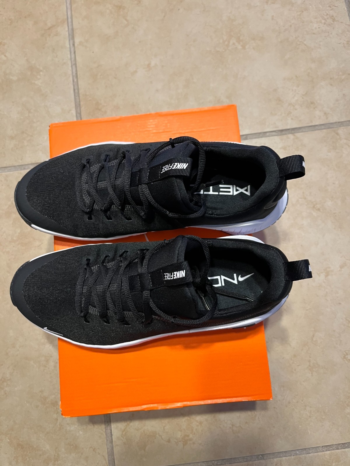 Nike Free Metcon 6 Black White Mesh WOMENS SIZE 10 FJ7126-001 Brand New