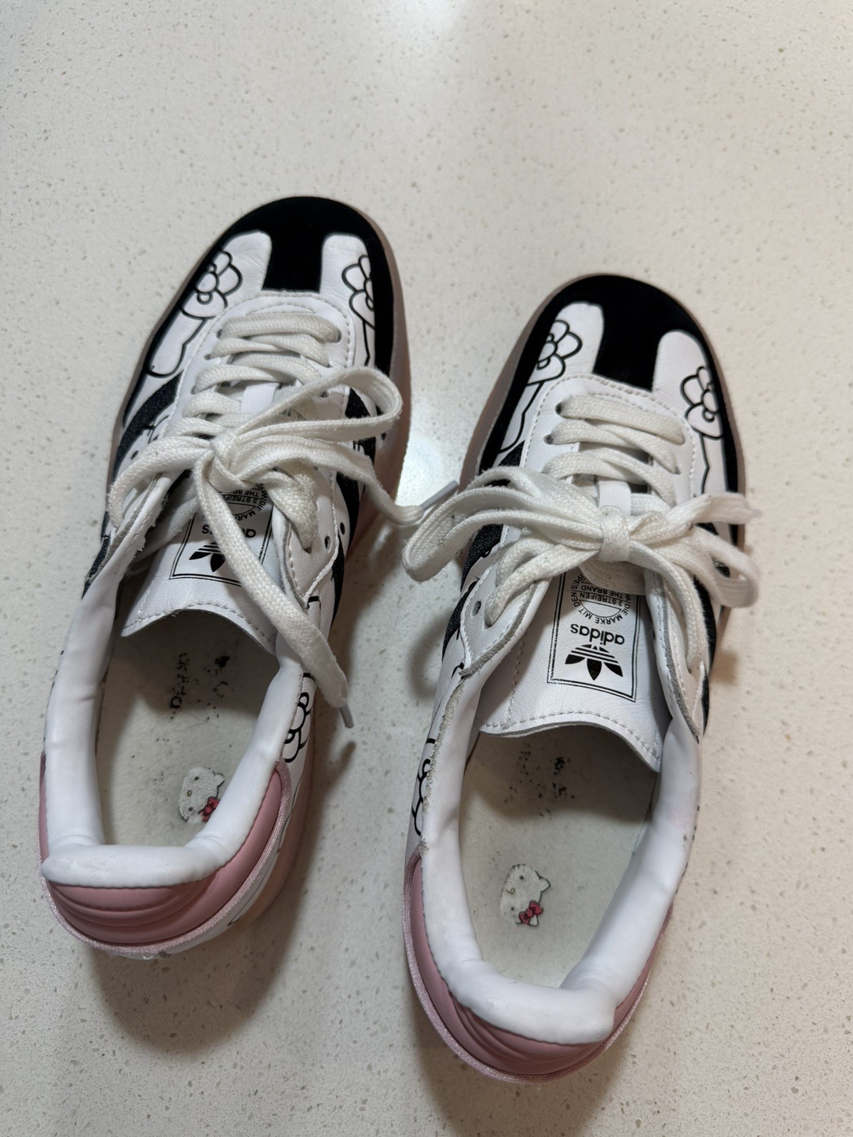 Hello Kitty x adidas Sambae White Black Clear Pink W
