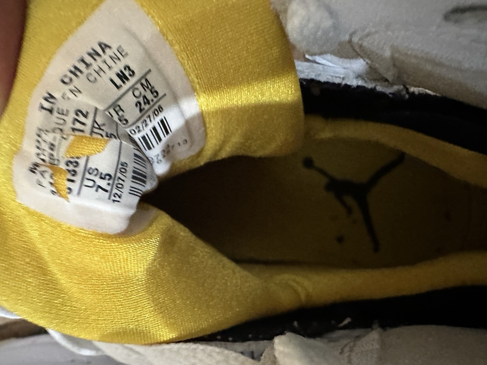 Jordan 7 Maize Size 7.5 (No Box Separation Please Read Description & See Photos)