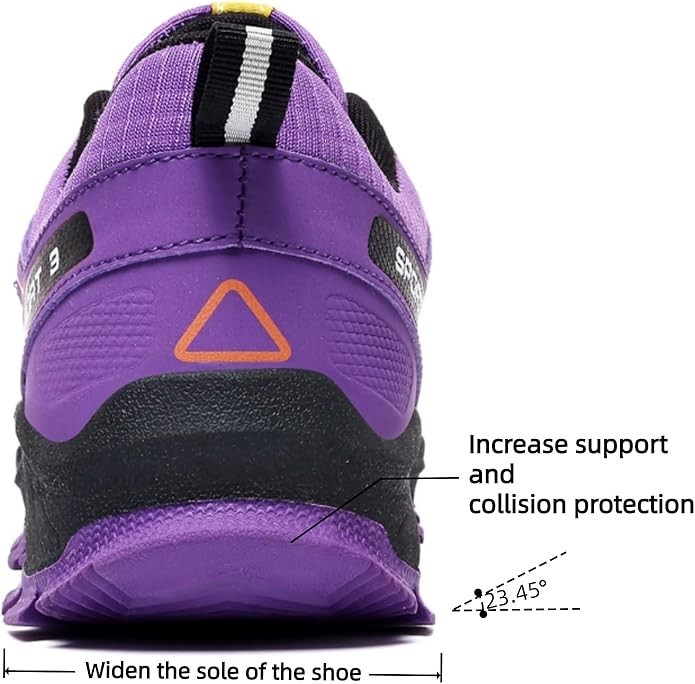 Waterproof Hiking Shoes for Women Lightweight Non-Slip Trails Walking Shoes