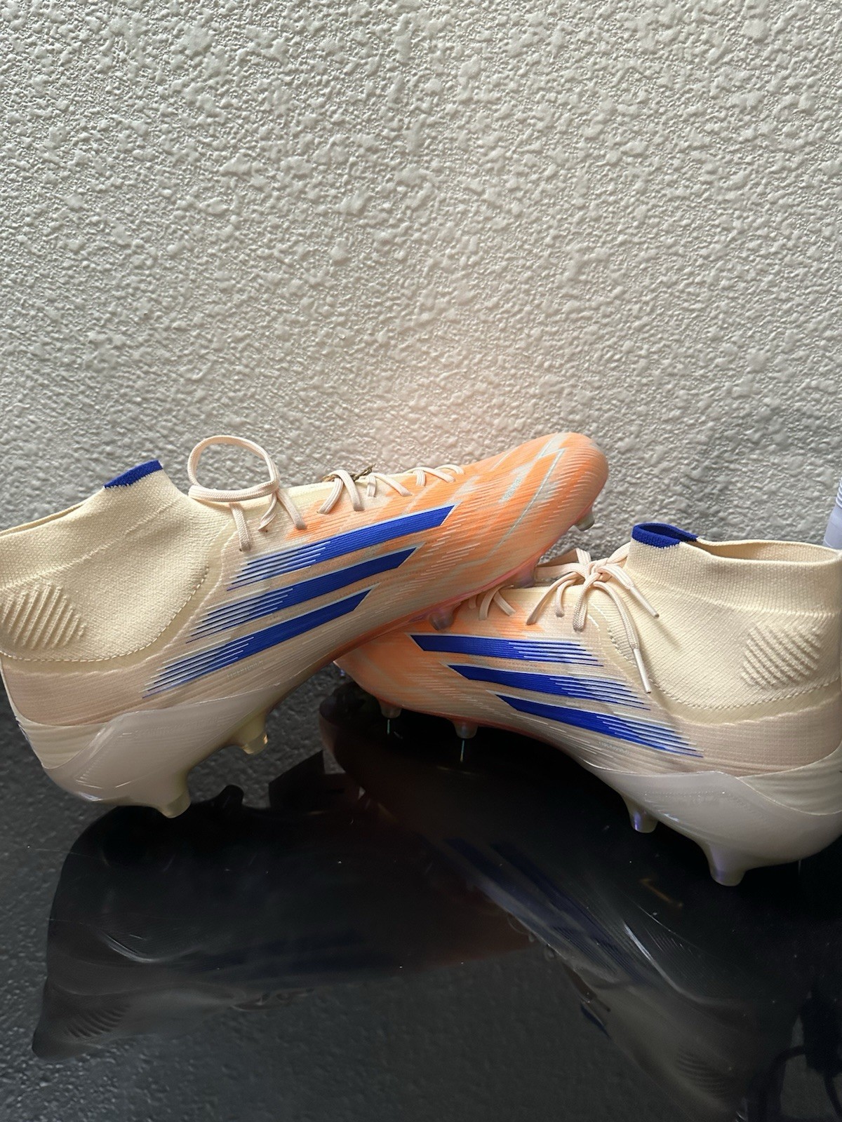 adidas F50 Sparkfusion Elite Mid FG AG Soccer Cleats Orange JH7647 Women Size 13