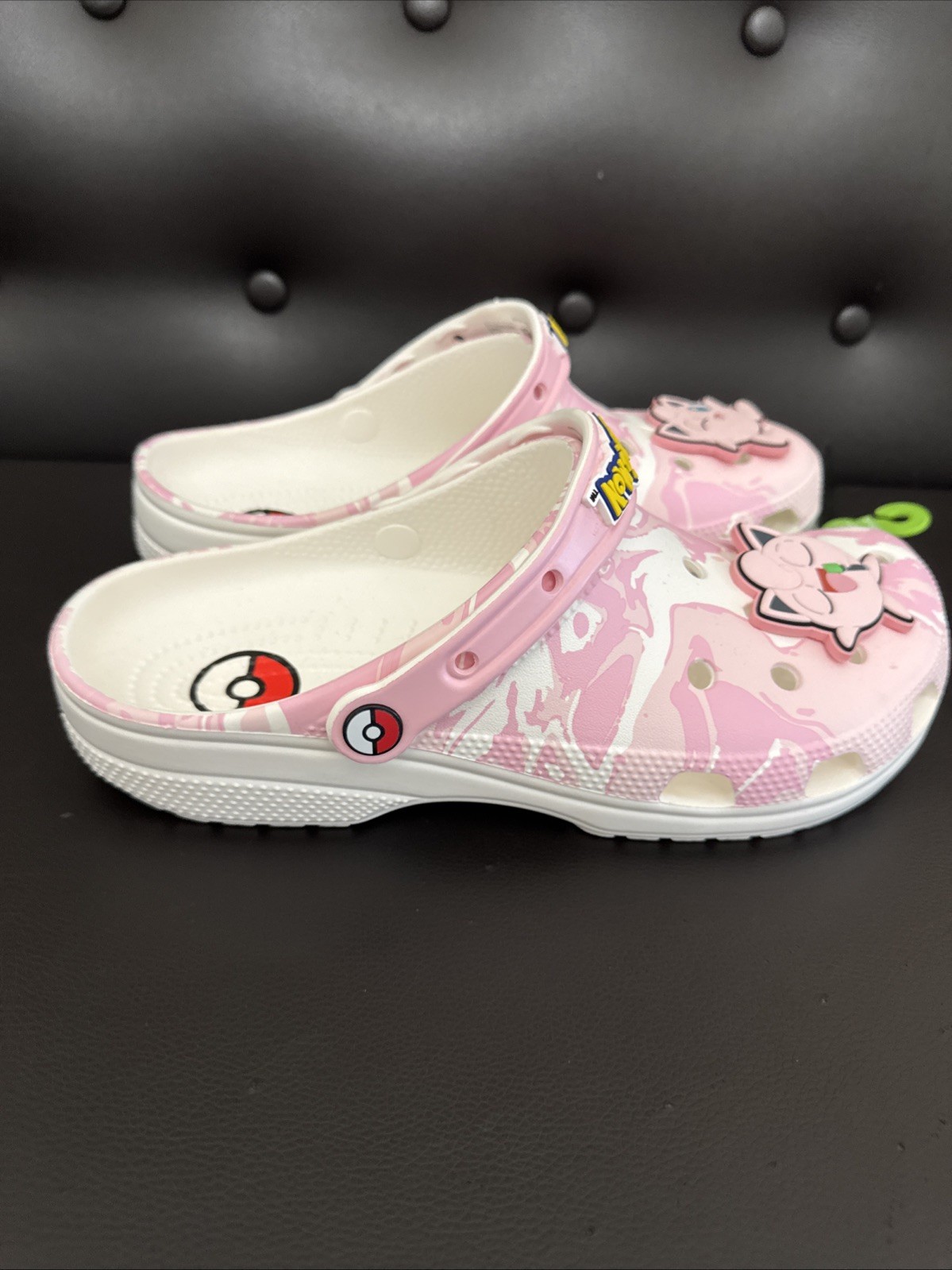 Ltd Edition Sz M8 W10Crocs Pokémon Jigglypuff Classic Clog MISSING Lightup star