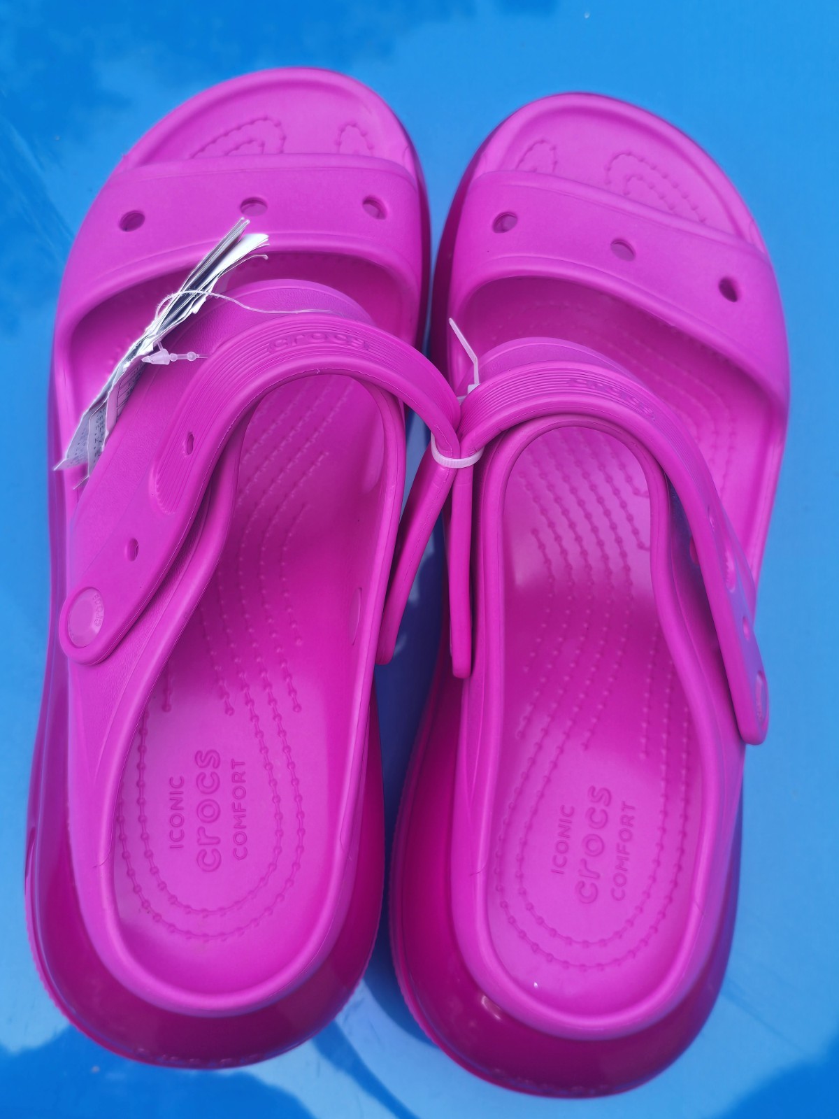 Crocs Mega Crush Platform Clog Sandal Sz: M 11 Color Bubble Pink
