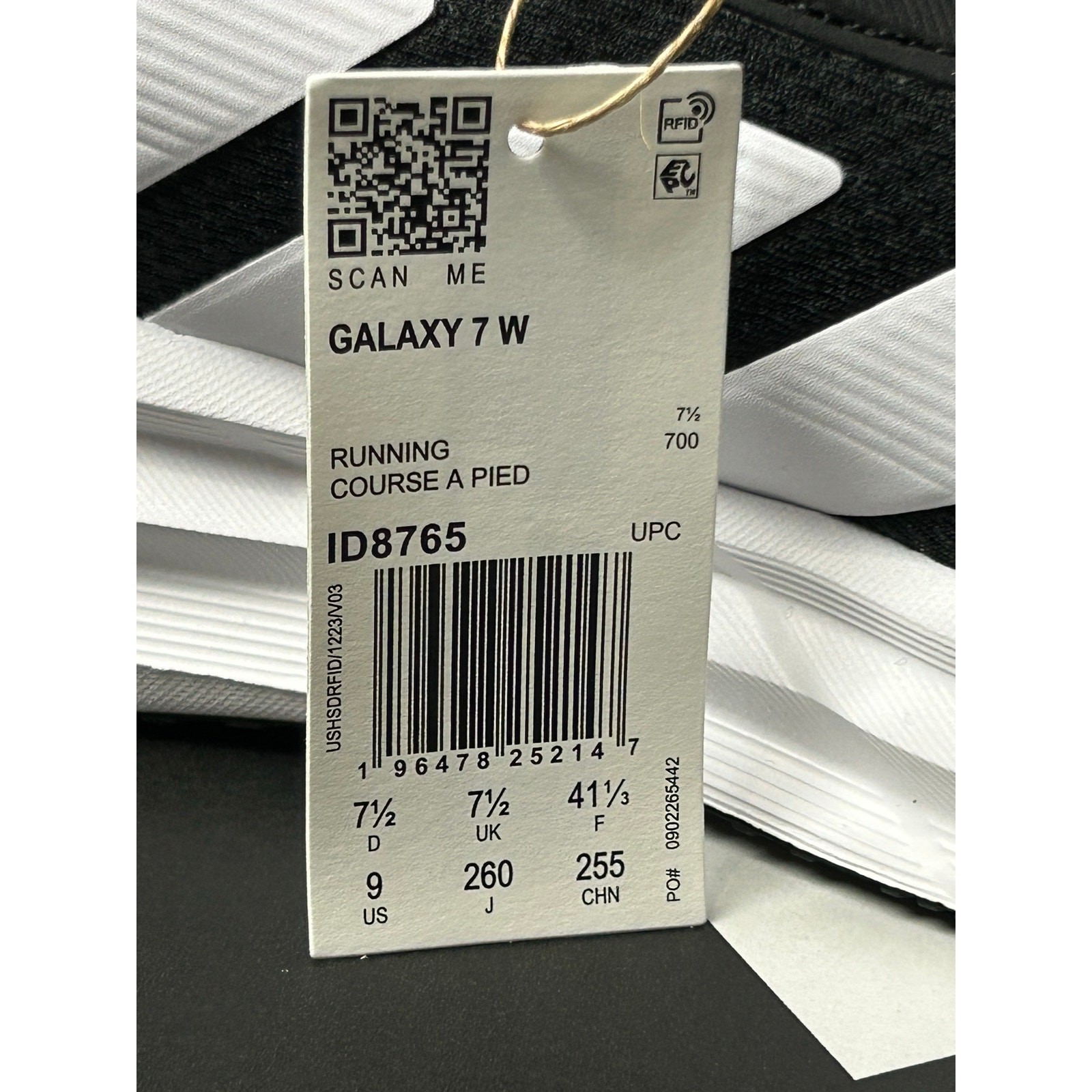 adidas Galaxy 7 Women’s Core Black / $60 Retail!! / Size 9 / Brand New!