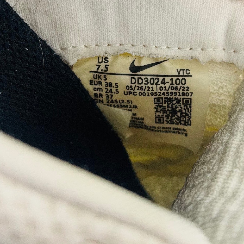 Nike React Infinity Run Flyknit 2 Womens 7.5 Sail Yellow Blue DD3024-100