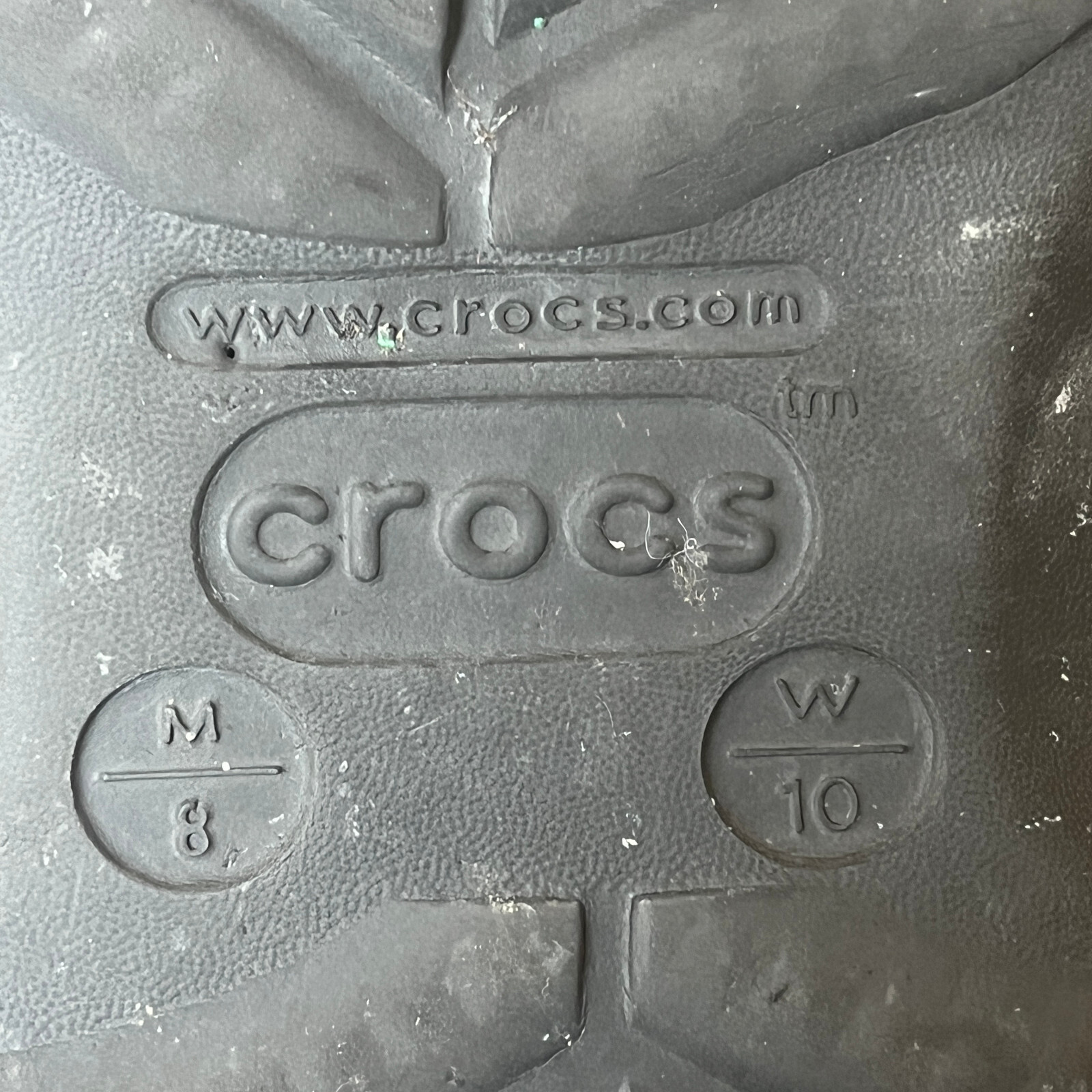 Crocs Classic All Terrain Clogs Adjustable Strap Matte Black Mens 8 Womens 10