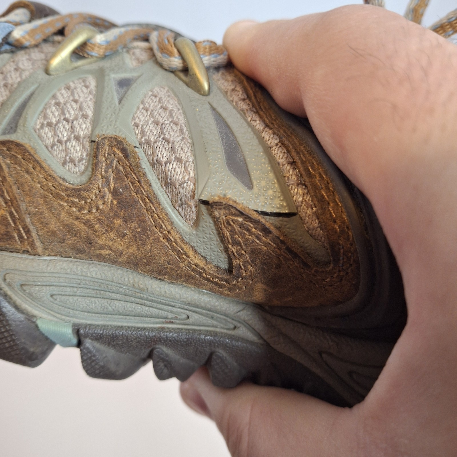 Merrell All Out Blaze Shoes Womens Size 8.5 Brown Hiking Sneakers Gorpcore Gorp