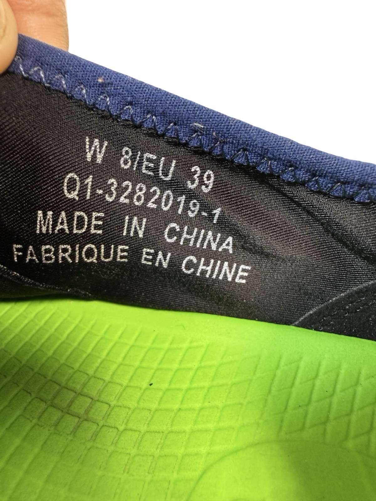 Oofos OOmg Eezee Low Mesh Navy Blue Recovery Slip On Casual Shoes Women’s Size 8