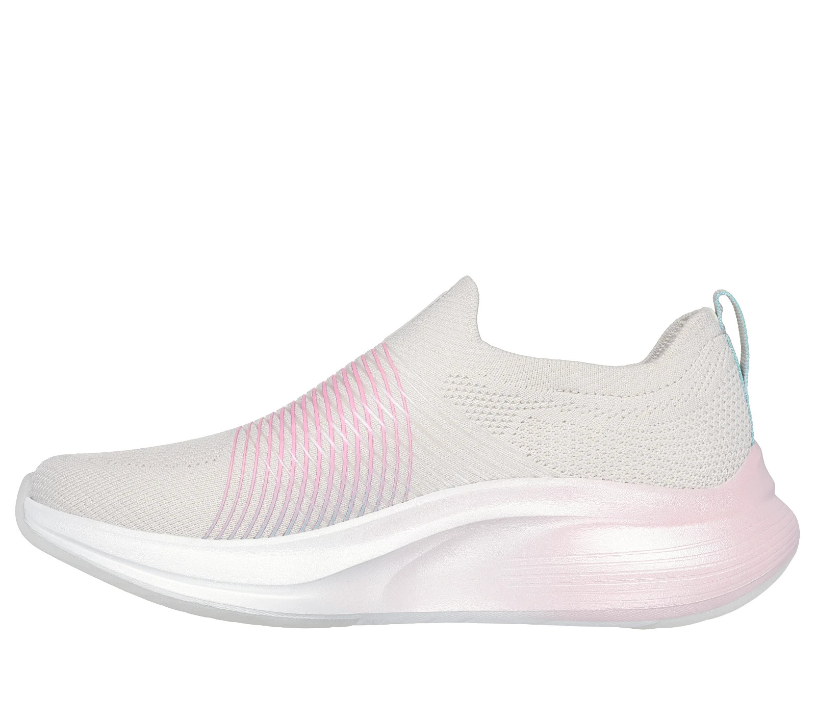 Skechers Shoes Max Cushion Women Go Walk Soft Comfort SlipOn Natural Pink 125052