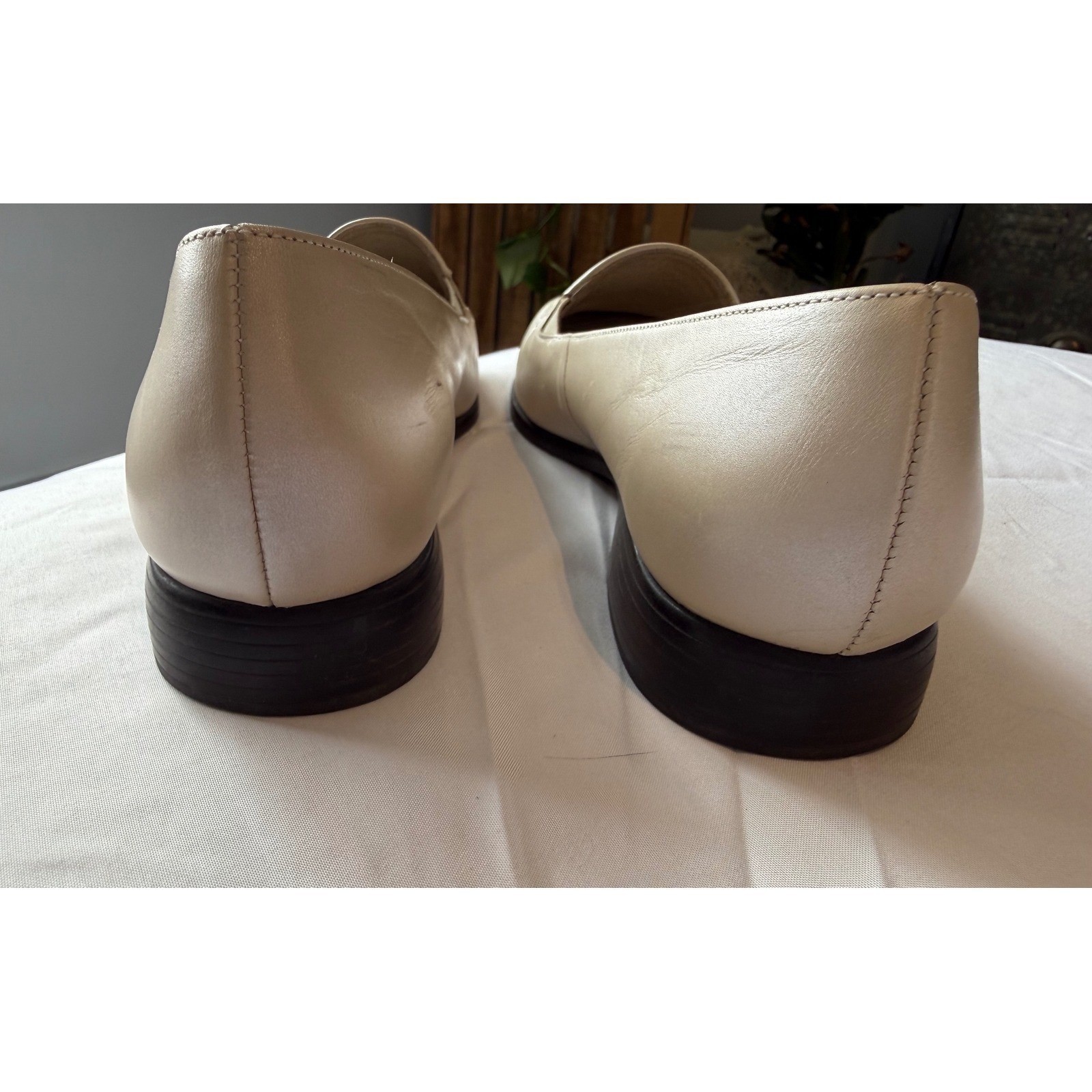 Champagne Closet Capsule Metallic Leather Loafers Quiet Luxury Cottagecore Basic
