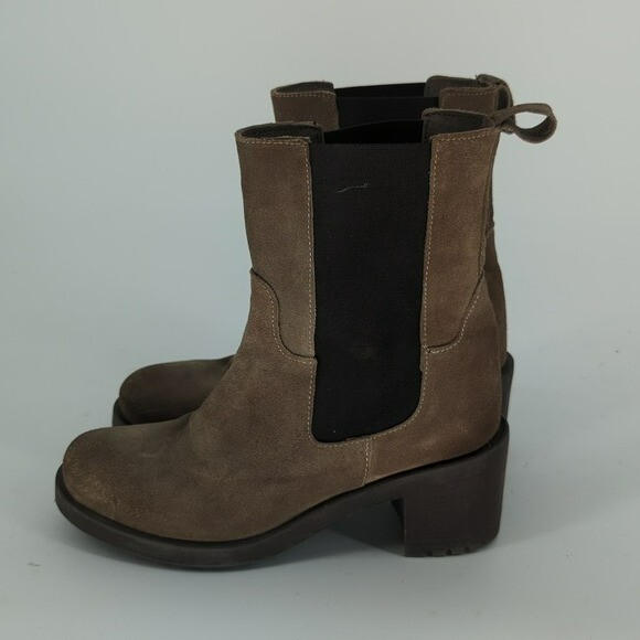 Emanuele Crasto Suede Chelsea Boots Brown 38/7.5 rustic bohemian moto hipster