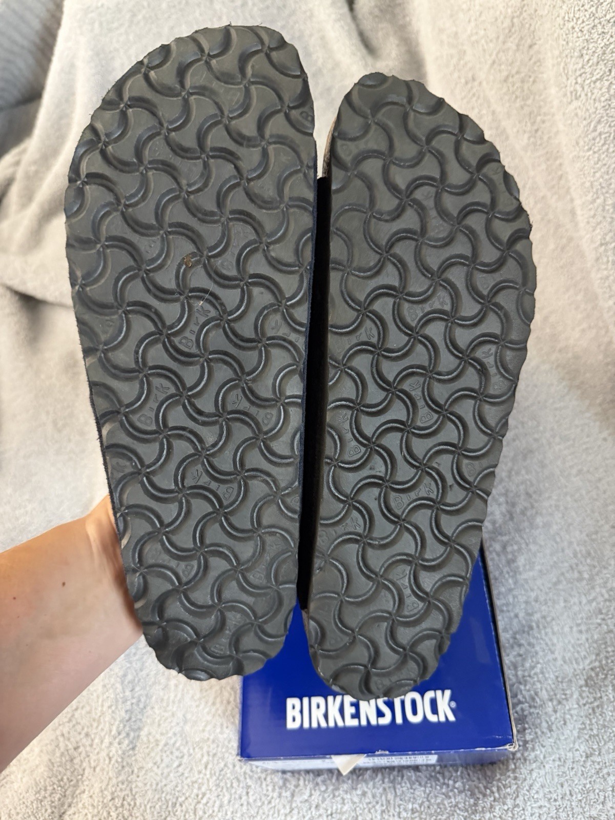 Birkenstock | Arizona | suede Soft Footbed | Navy | Size EU 41 / W 10 / M 8
