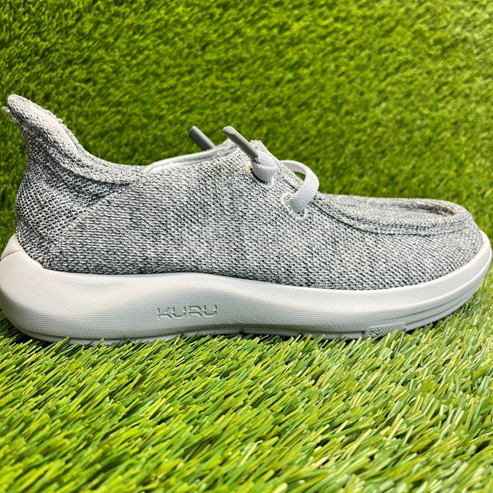Kuru Draft Rento Womens Size 6.5 Gray White Casual Walking Outdoor Slip On Shoes