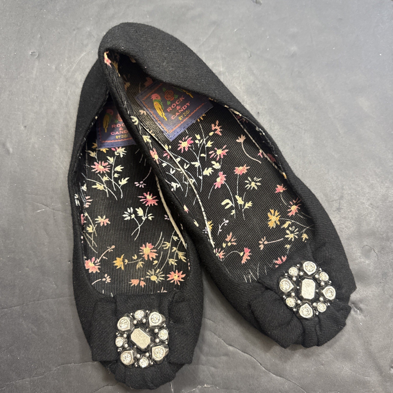 Rock & Candy VTG Y2K Flats Floral Cottagecore Boho Glam – Grunge 9