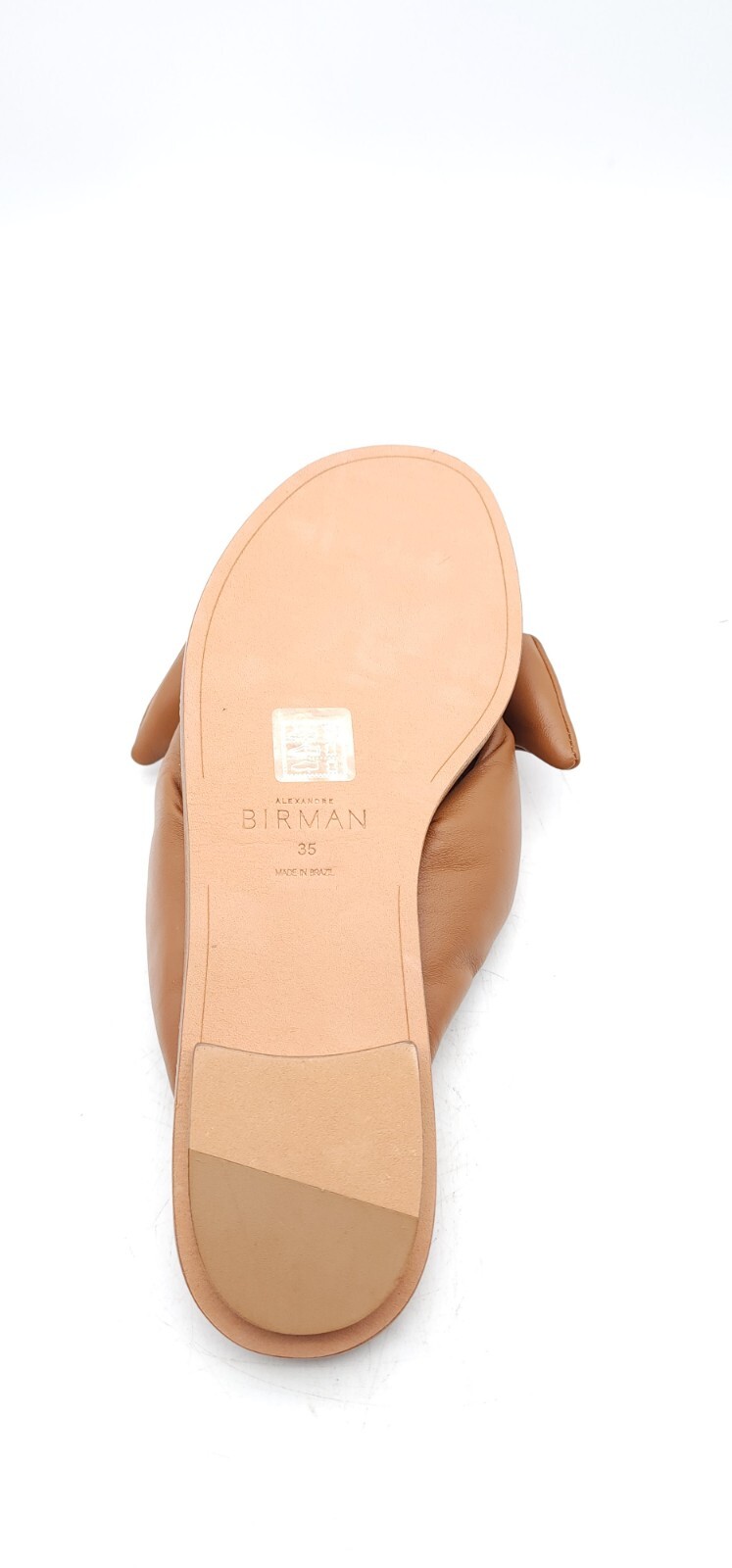 Alexandre Birman Women’s Knotted Slip-On Sandals Brown Size 5