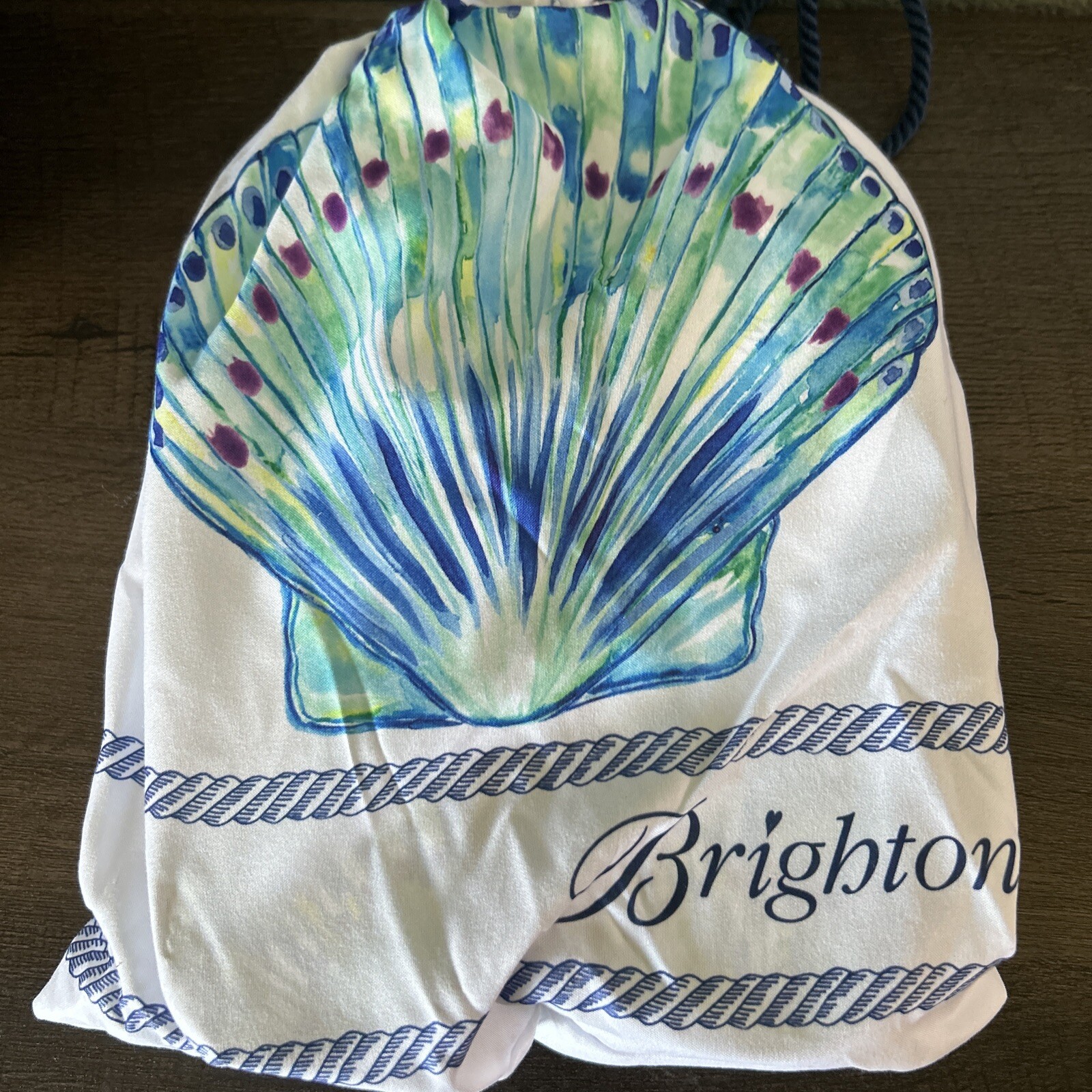 Brighton Flip Flops Blue Multi Surf Beach Summer Women’s Size 6 7 8 9 10 New