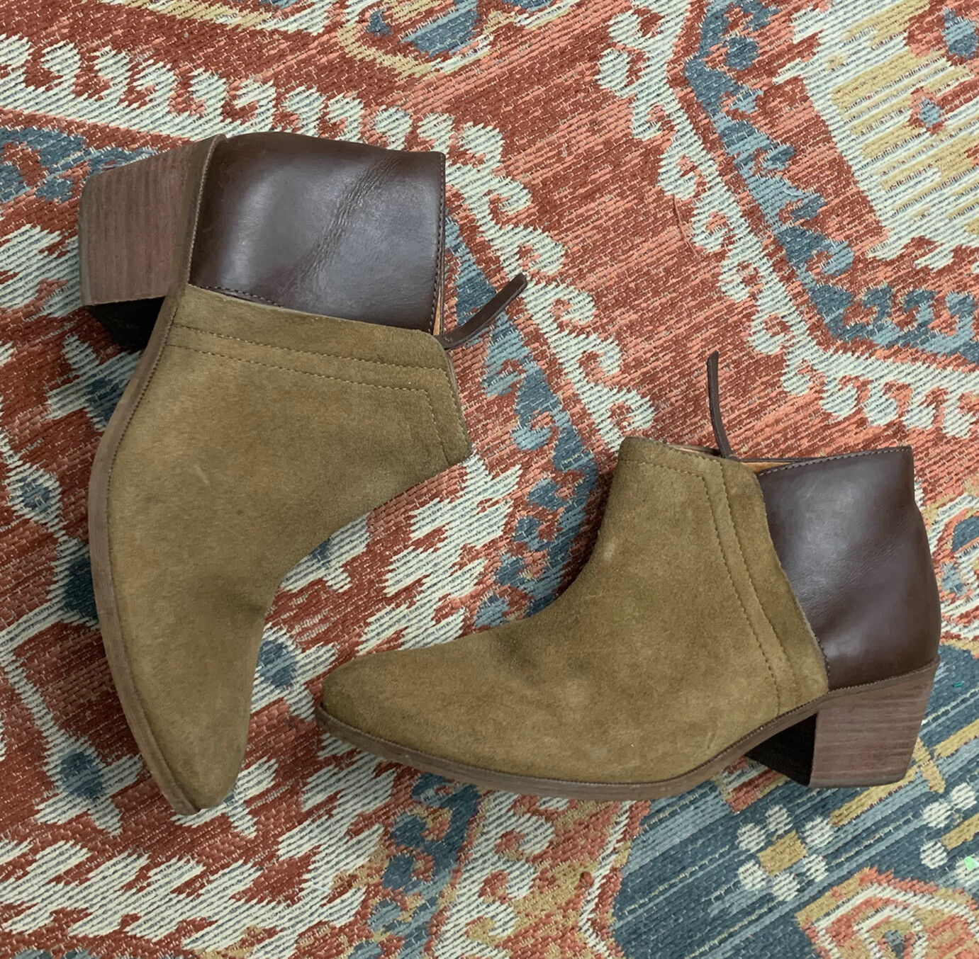 Madewell Boots Leather Ankle 8.5