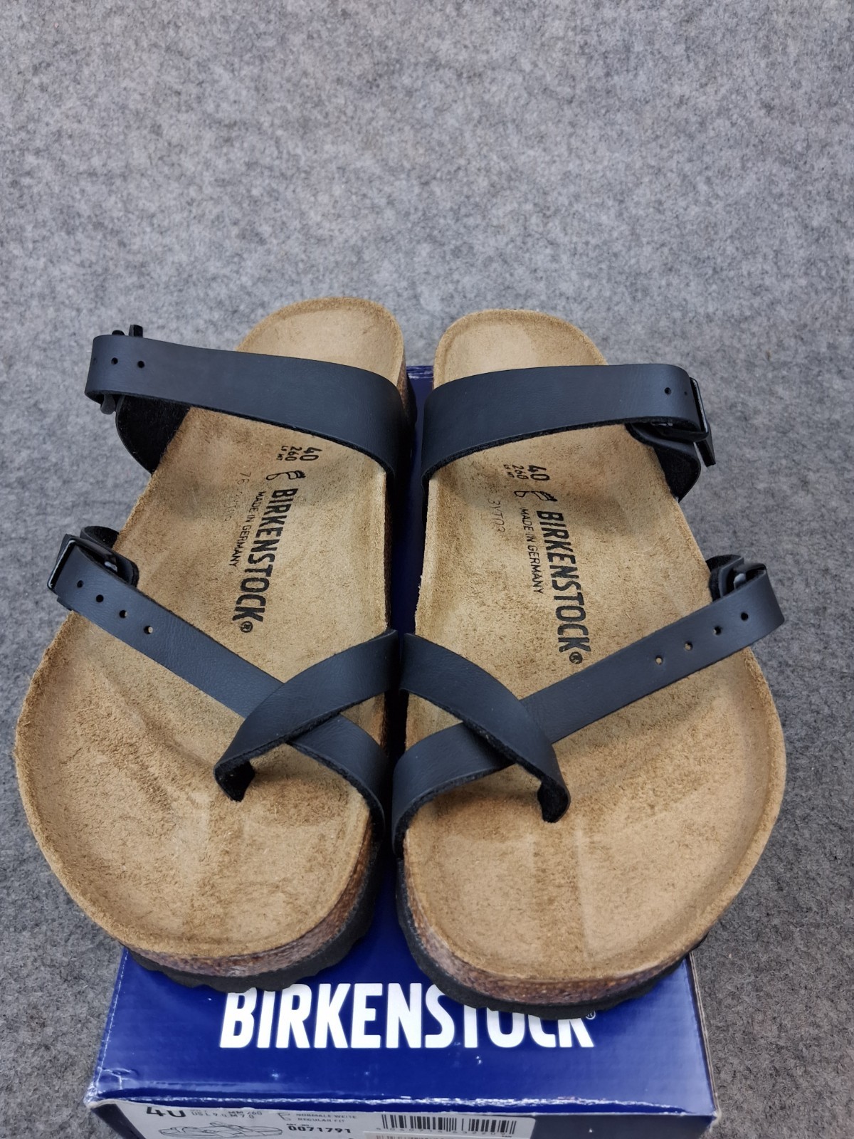 Size 7 Mens/ 9 Ladies – Birkenstock Mayari Black (Euro 40) Birko-Flor Upper
