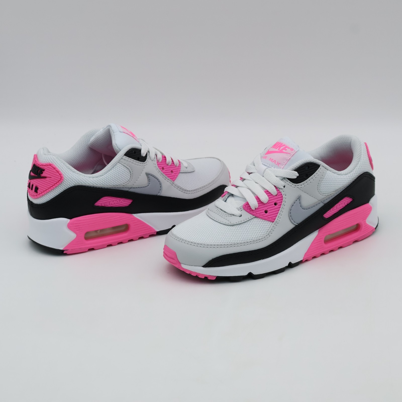 IM4613-100 Nike Air Max 90 OG White Pink Glow Black Wolf Grey (Women’s)