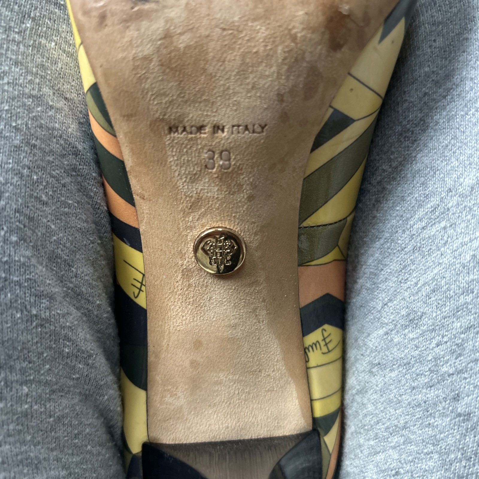 Emilio Pucci Classic Pattern Heels EUR 39