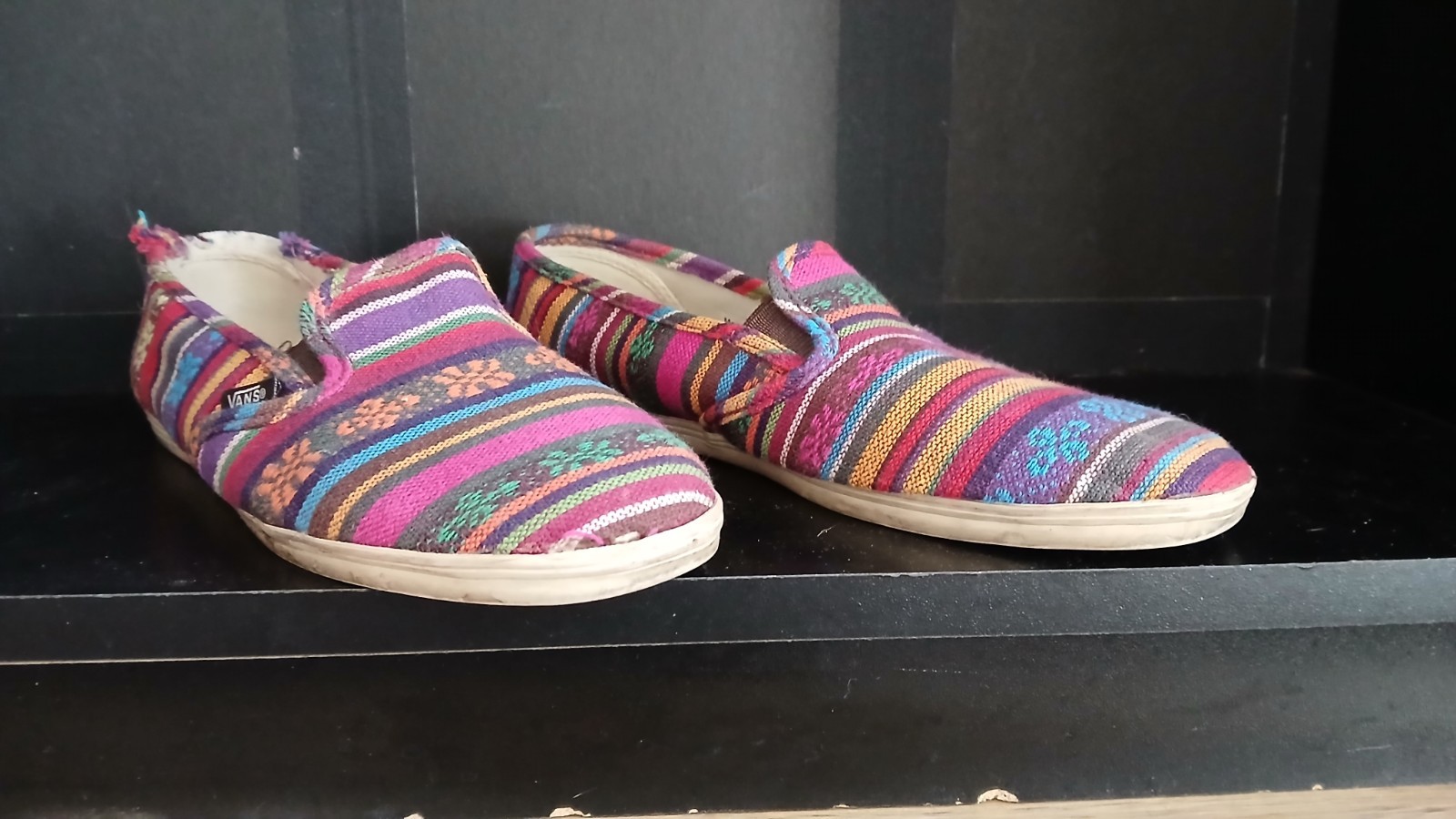 VANS Classic striped slip-ons