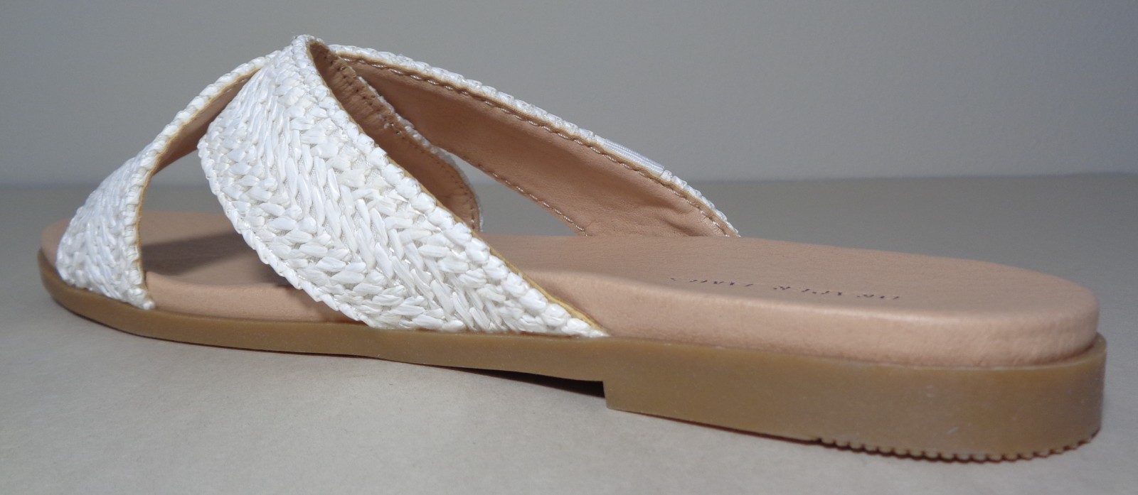 Draper Size 8 M / ALEX / White / Raffia Woven Sandals / New Women’s Shoes
