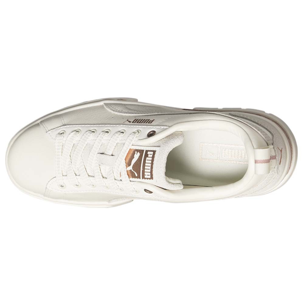 PUMA Mayze Wave Platform Womens Off White Sneakers Casual Shoes 39053501
