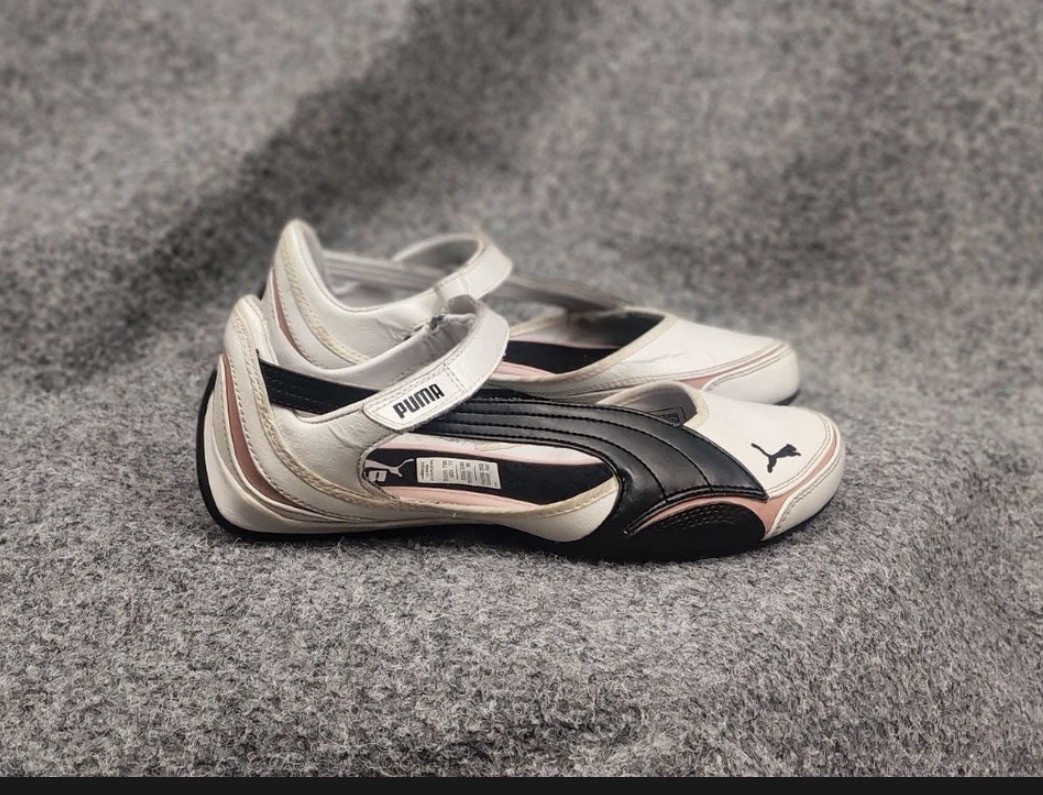 Rare Vintage 2000s Puma Moto Racing y2k White Japan Sandals Sneakers