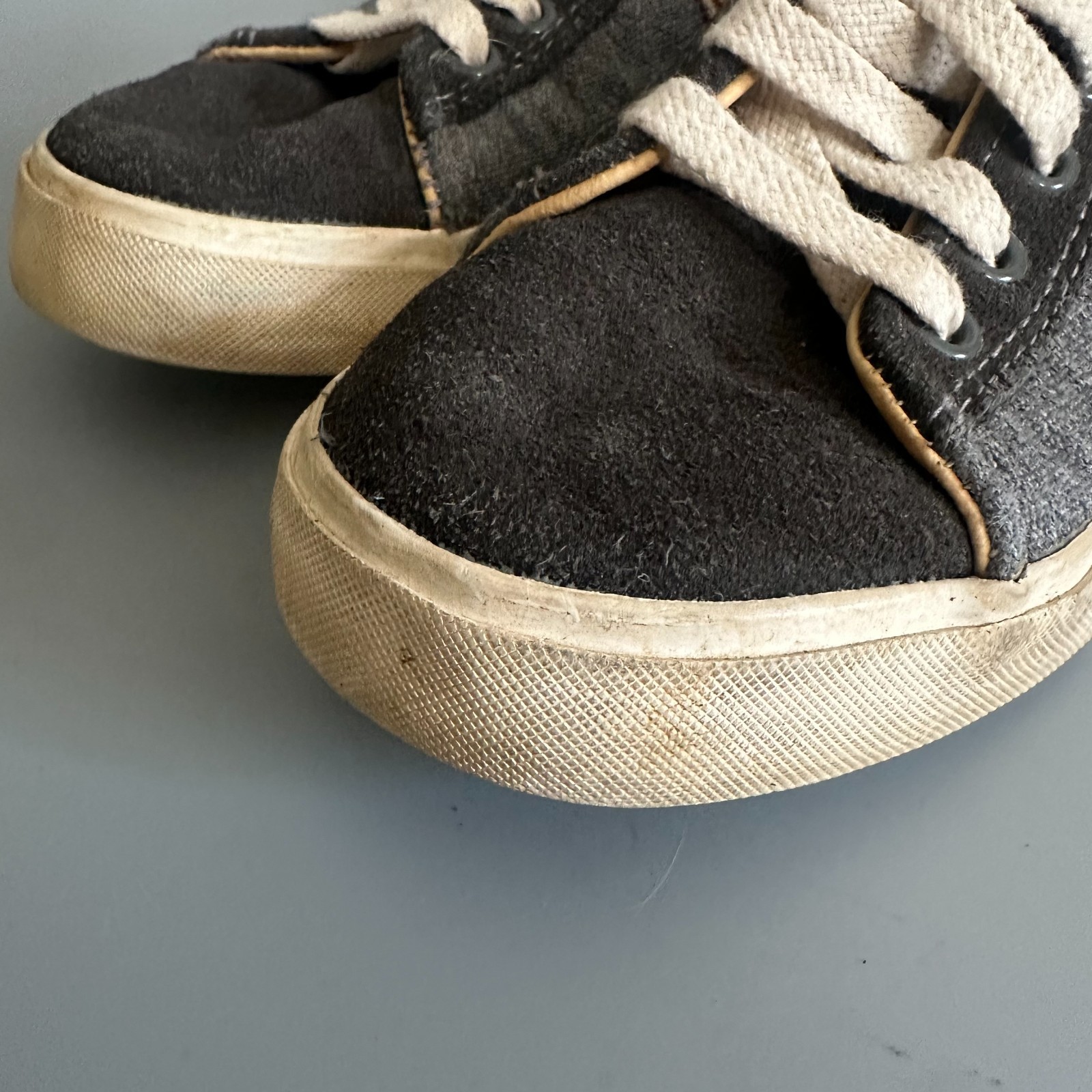 Inkkas Cusco Low Top Sneakers Gray Suede & Peruvian Canvas Women Sz 9 Men Sz 7