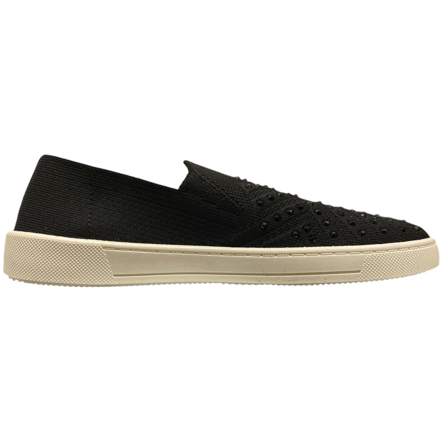 White Mountain Women’s Slip-On Stretch Bling Sneaker