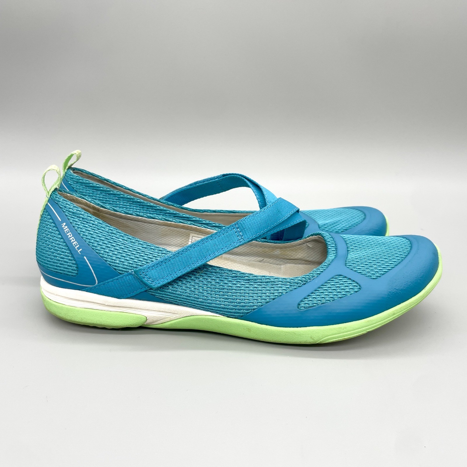 Merrell Ceylon Sport Mary Jane Sneakers Womens 11 Teal Blue Green Casual Travel