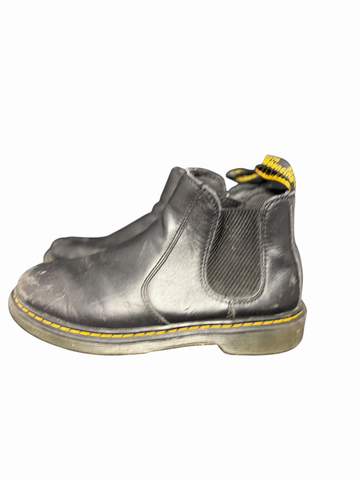 Dr. Martens 2976 Chelsea Boots Black Leather Women’s US 5 EU 36 Side Zip