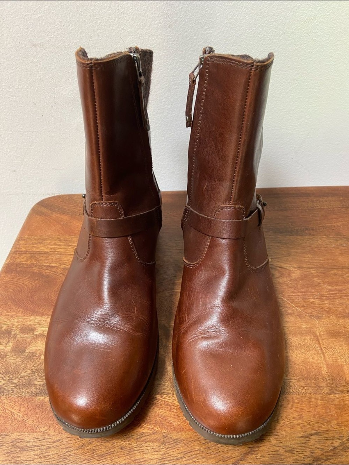 Teva De La Vina Wool Leather Ankle Boots Waterproof