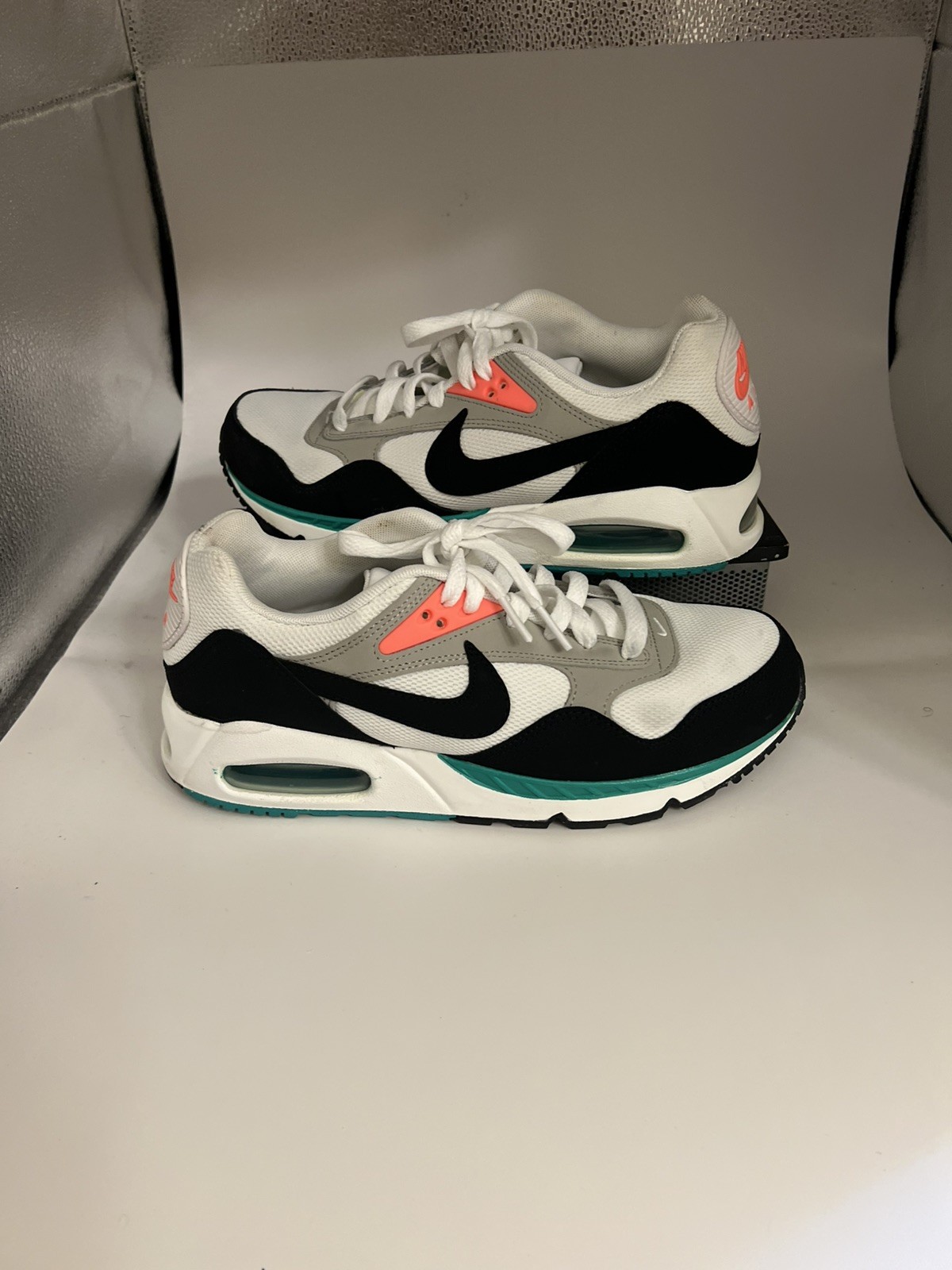 Nike Womens Air Max Correlate 511417-136 White Black Green Orange In Box Sz 8.5