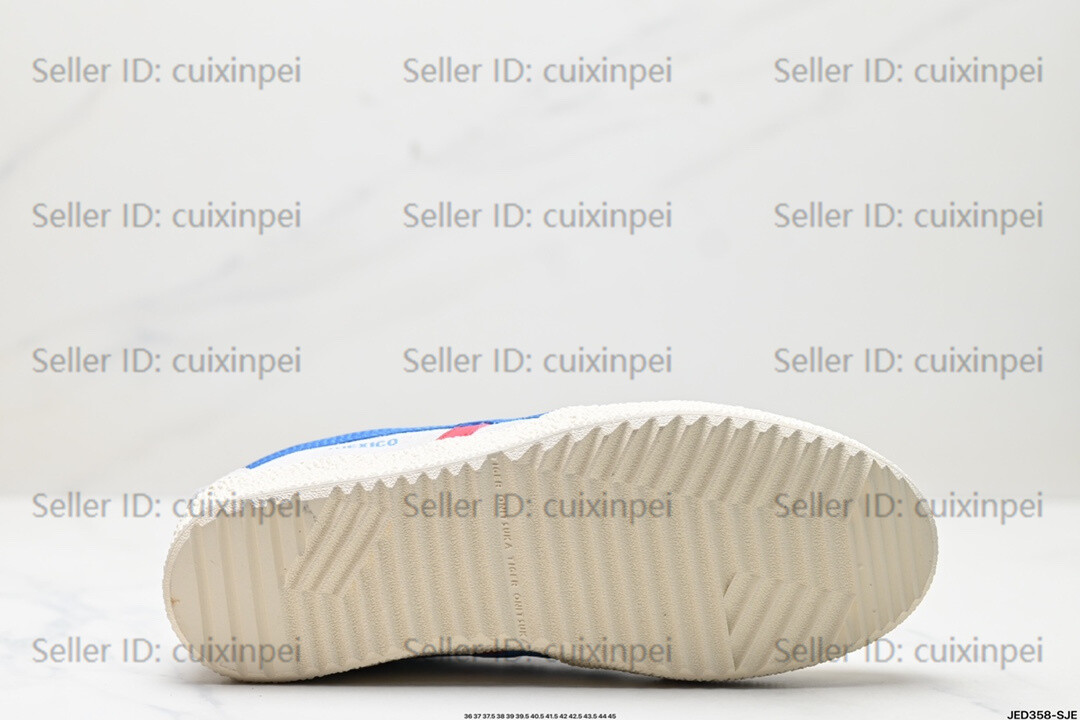 Onitsuka MEXICO DELEGATION Classic Gray/Blue Retro Unisex Shoes Sneakers
