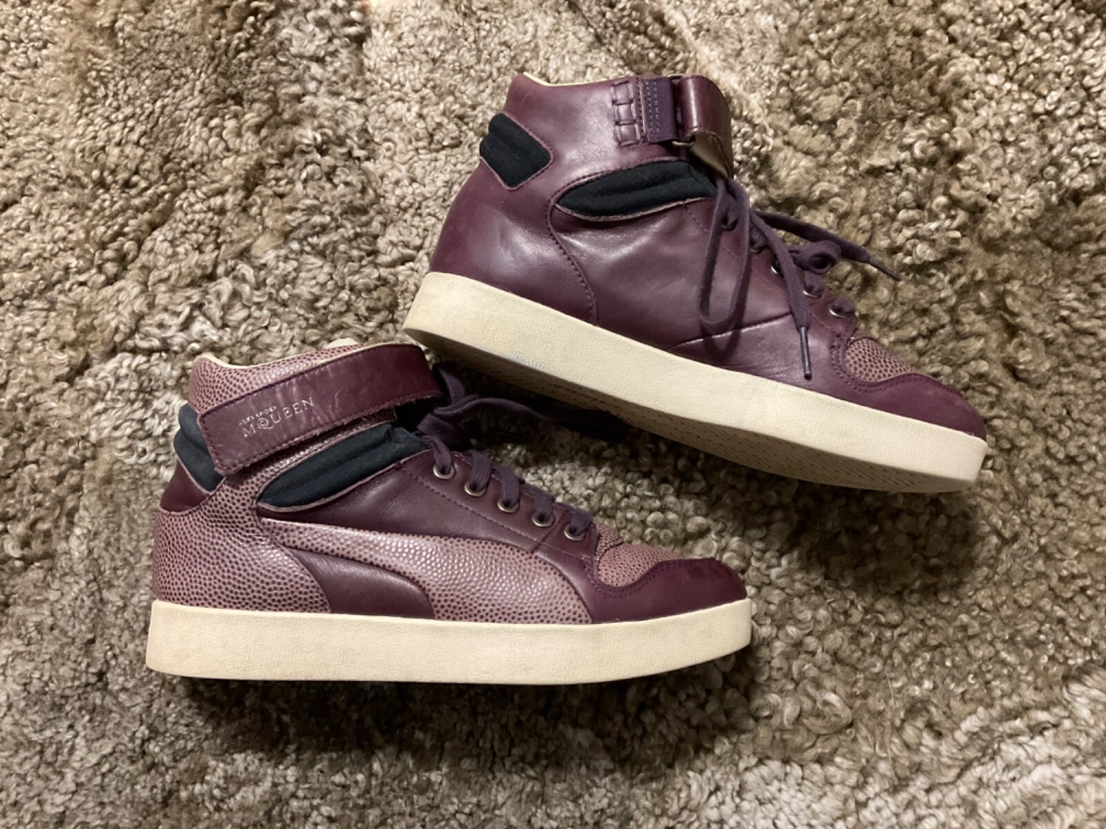 Alexander McQueen collab Puma Trainers size 39 leather