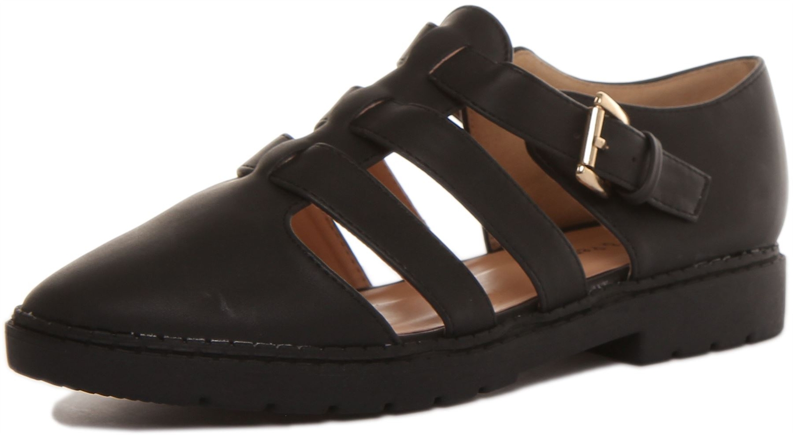 SALT AND PEPPER 2 Bruges Short Gladiator Womens Sandals In Black US 4 – 11