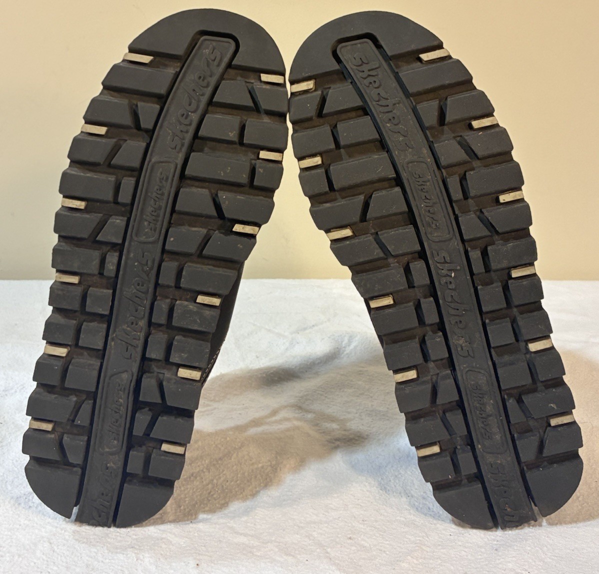 Vintage 90s Y2K Skechers Jammers Platform Chunky Black Brown Shoes Womens 9.5M