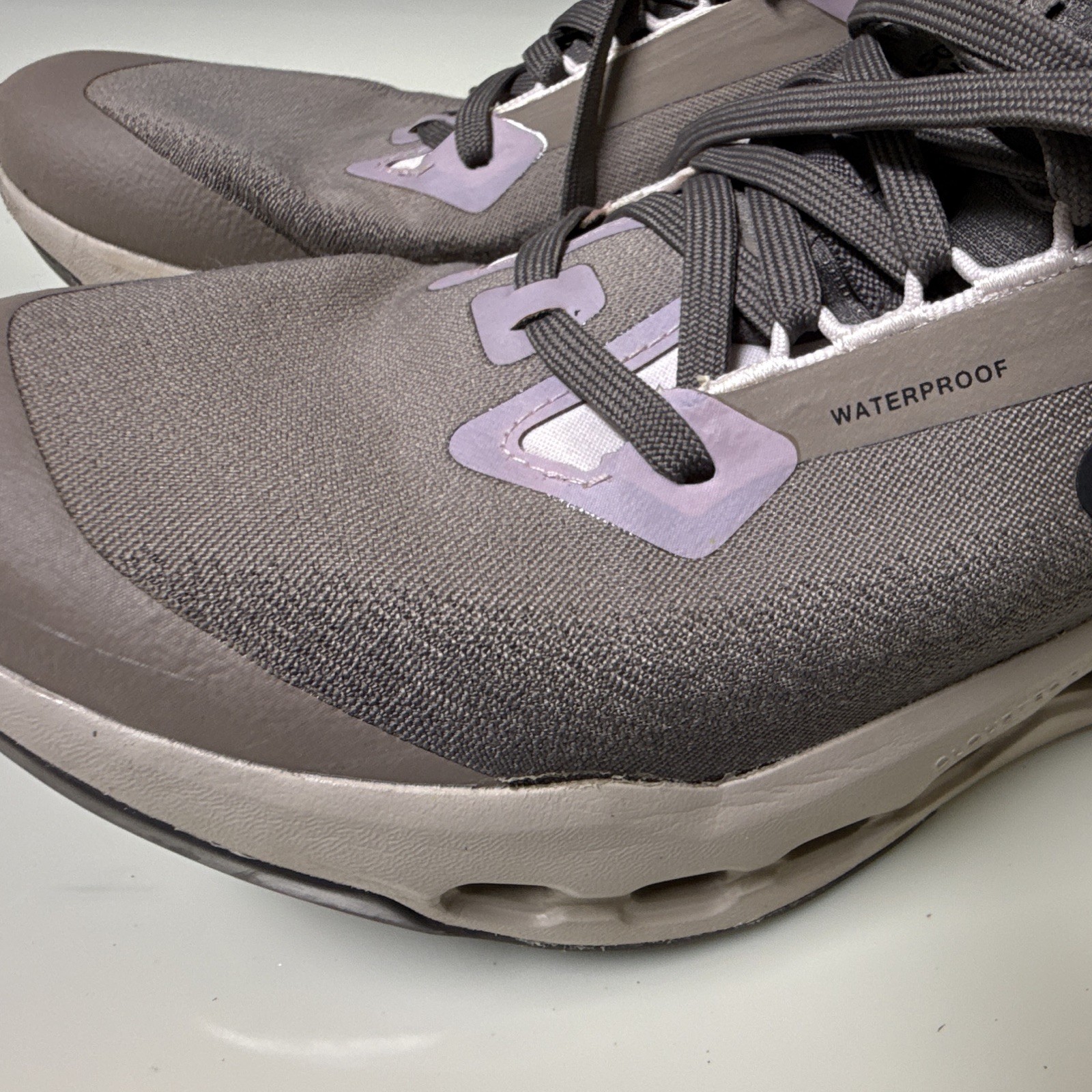 On Cloudsurfer Trail Waterproof Women’s Trail Running Sneakers Gray/Purple