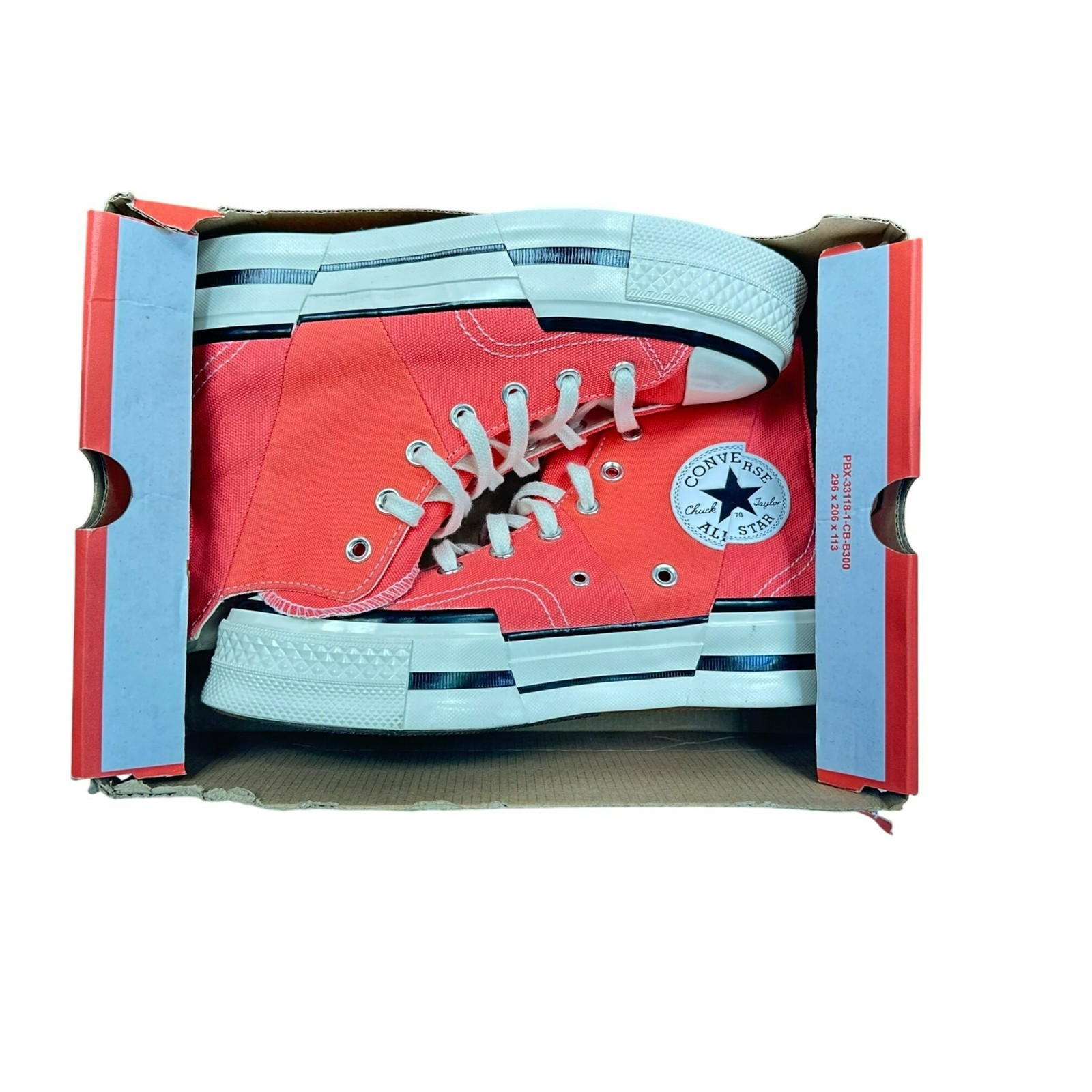 ❤️Converse Chuck 70 Plus Hi Top Platform Sz 9 Women Shoes Orange Sneaker A06432C