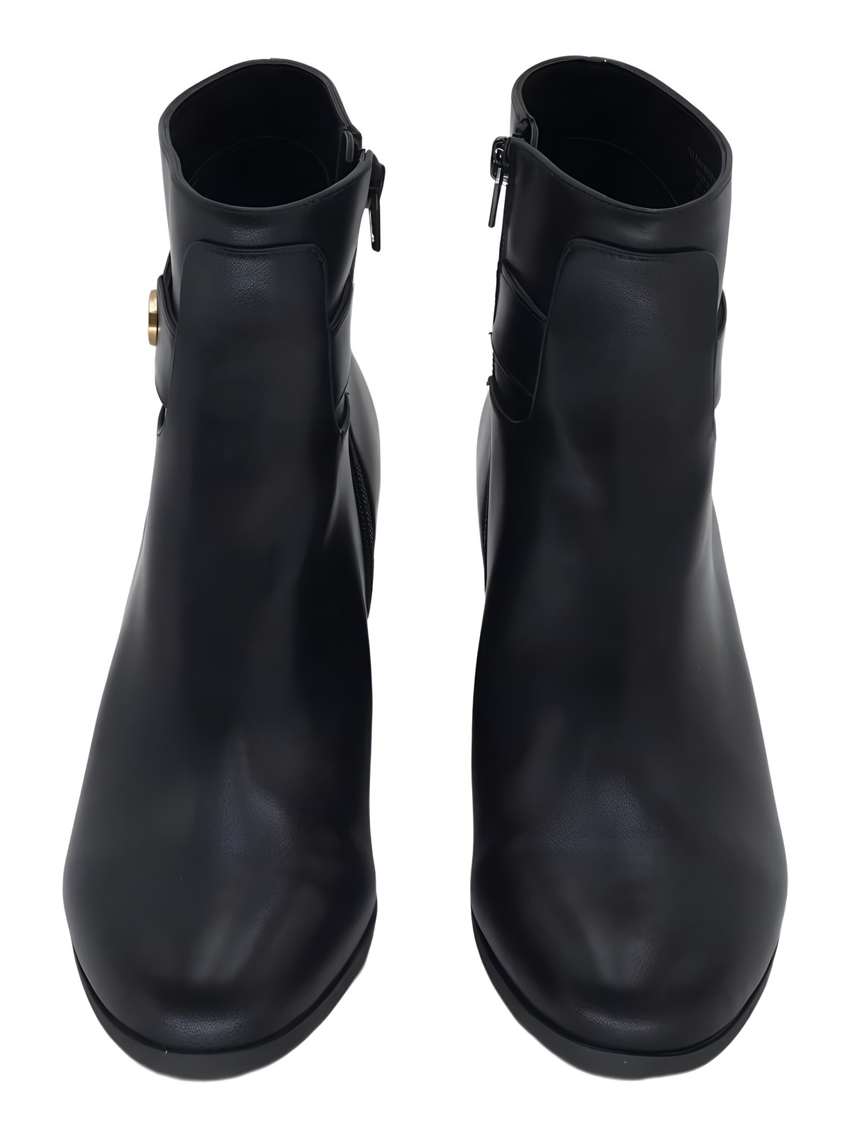 Giani Bernini Artta Round Toe Ankle Bootie 2.75in Heel Black Size 8M